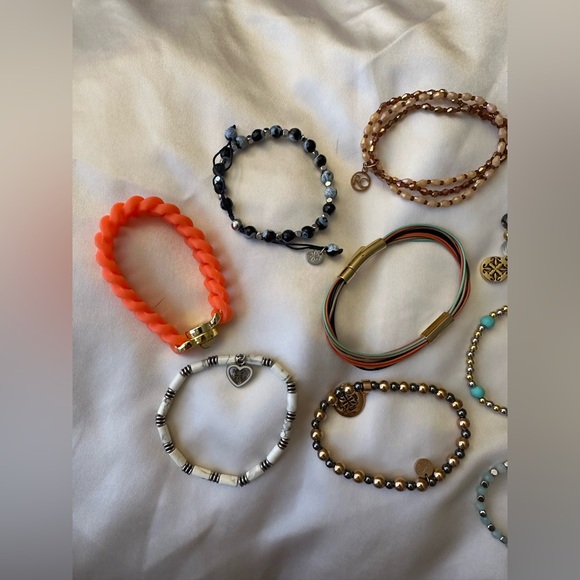 Rustic Cuff 24 Piece Bohemian Inspired Colorful Bracelet Set - Picture 7 of 9